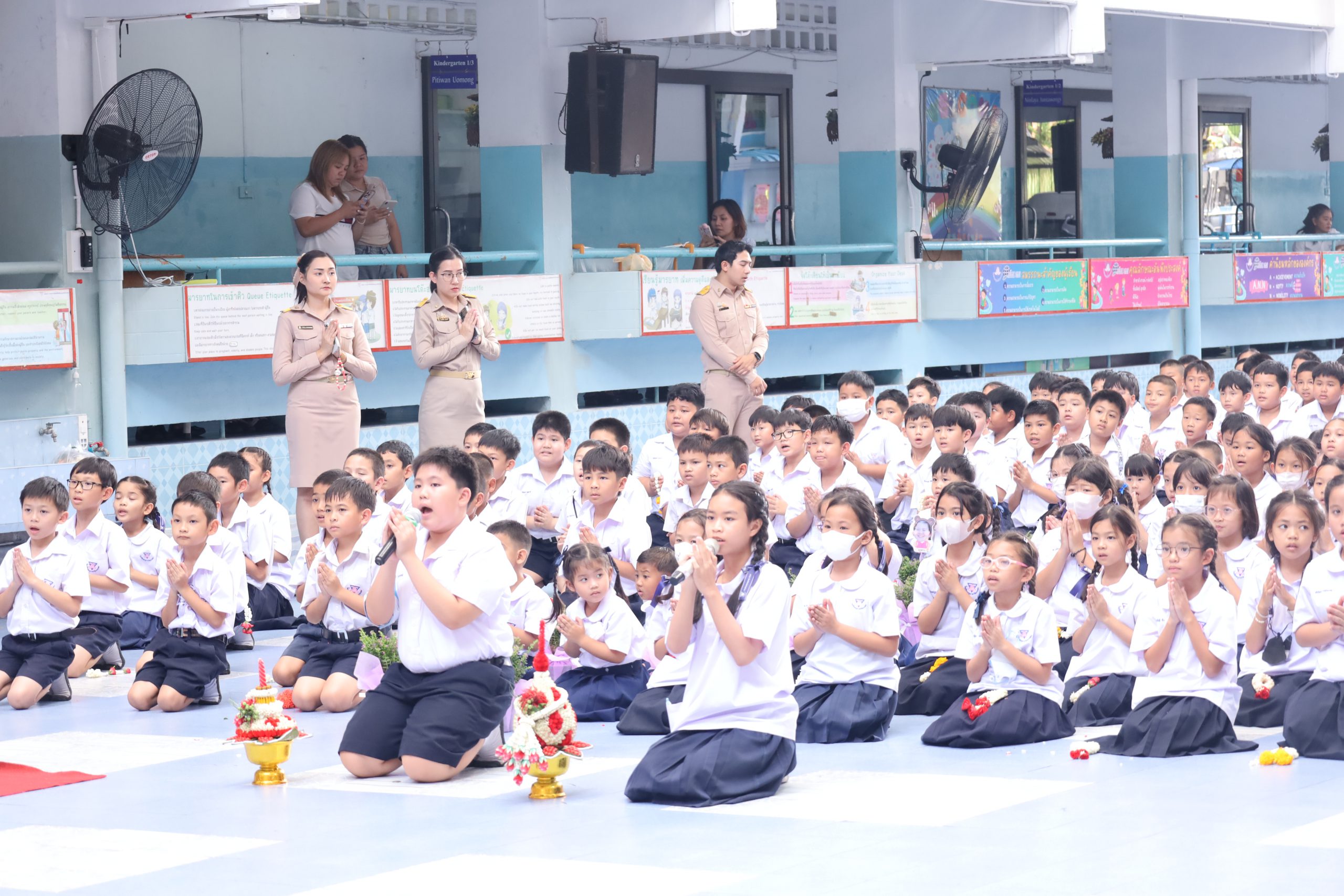 โรงเรียนอนุบาลวัดนางนอง จัดพิธีไหว้ครู ปีการศึกษา 2568