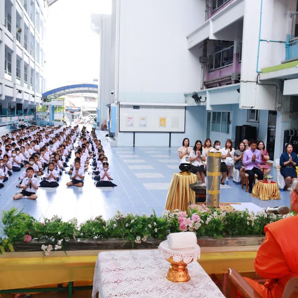 พิธีหล่อเทียนจำนำพรรษา ปีการศึกษา 2568