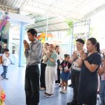 สรงน้ำพระพุทธรัตนกวีและรดน้ำขอพรสิ่งศักดิ์สิทธิ์ประจำโรงเรียน เนื่องในวันสงกรานต์ ประจำปี 2569