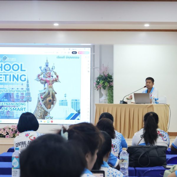 คณะผู้บริหารโรงเรียนอนุบาลวัดนางนอง ดำเนินการประชุมครูและบุคลากรโรงเรียนอนุบาลวัดนางนอง เพื่อเตรียมค&hellip;