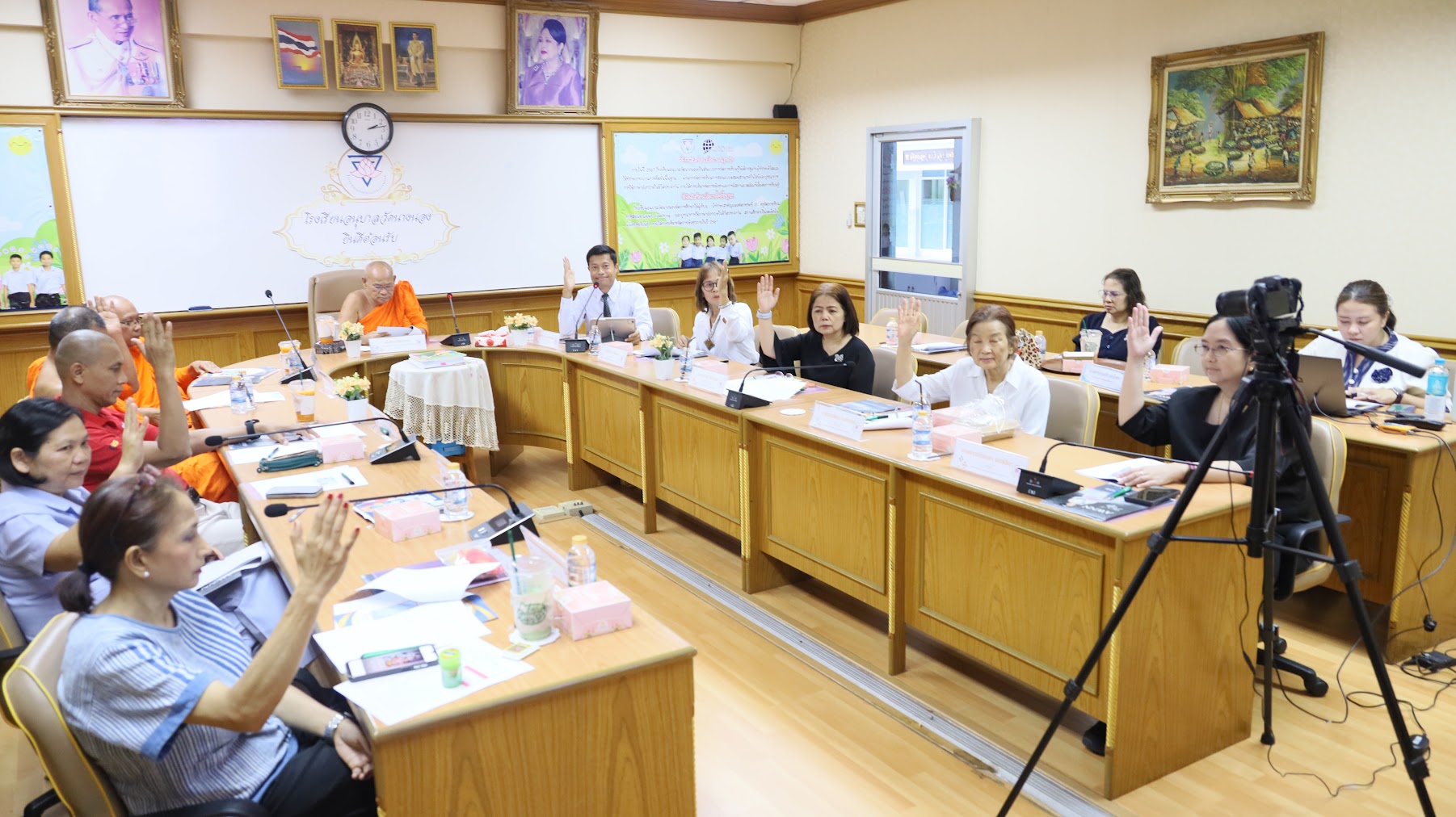 โรงเรียนอนุบาลวัดนางนอง ดำเนินการประชุมคณะกรรมการสถานศึกษาขั้นพื้นฐาน ครั้งที่ 1/2569
